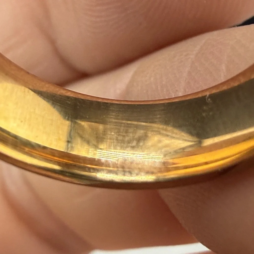 Ring Resin Guitar String Gold‎ Tone Size 6